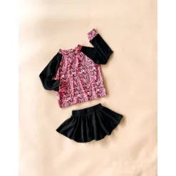 Pheobe Top | Pink Snake