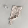 Presley Checker Baby Footie | Beige