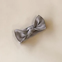 Ribbed Baby Bow | Mocha