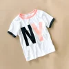 RINGER-NY | WHITE W/CORAL & BLACK