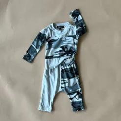 River-Camo Baby Set | Putty