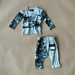 River-Camo Baby Set | Putty