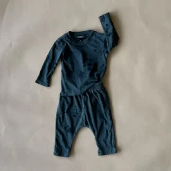 River-Splatter Baby Set | Black
