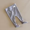 Robbie Ribbed Baby Footie | Mocha
