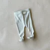 Robbie Ribbed Baby Footie | Beige