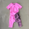 Rory-Animal Baby Set | Pink | Short sleeve