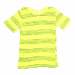 RUSS MARBLE STRIPE TEE | YELLOW NEON
