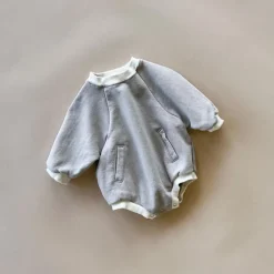 Sam Baby Bubble Romper | Mocha