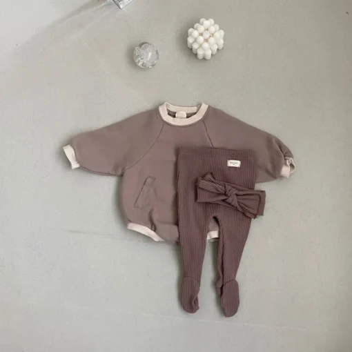 Sam Baby Bubble Romper | Mocha