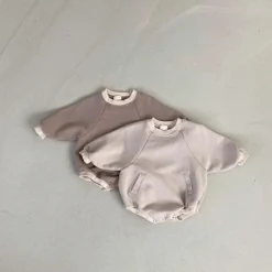 Sam Baby Bubble Romper | Mocha