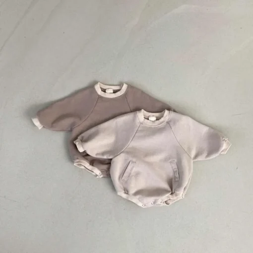 Sam Baby Bubble Romper | Mocha