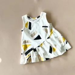 Sana-Shapes print Dress