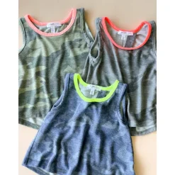 Shauna Top | Camo | Grey