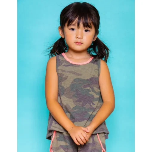 Shauna Top | Camo | Grey