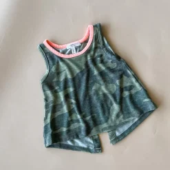 Shauna Top | Camo | Olive