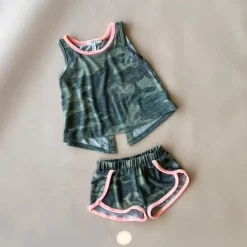 Shauna Top | Camo | Olive