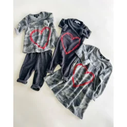 Sisley-Heart Dress | Brushed Camo FC