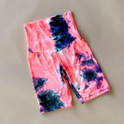 TD Biker Shorts | Adult | Sunset Neon