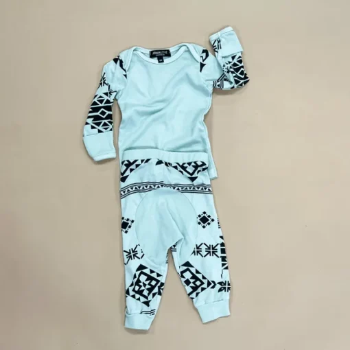 Tevin-Native Baby Set | Mint