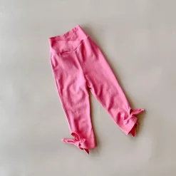 Tie-Capri Leggings | Bermuda Pink