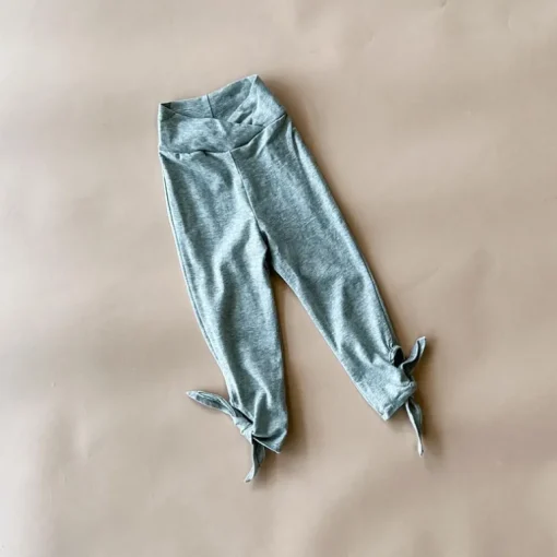 Tie-Capri Leggings | Heather