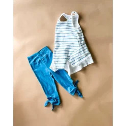 Tie-Capri Leggings | Pool