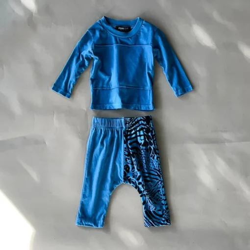 Wilen-Animal Baby Set | Denim