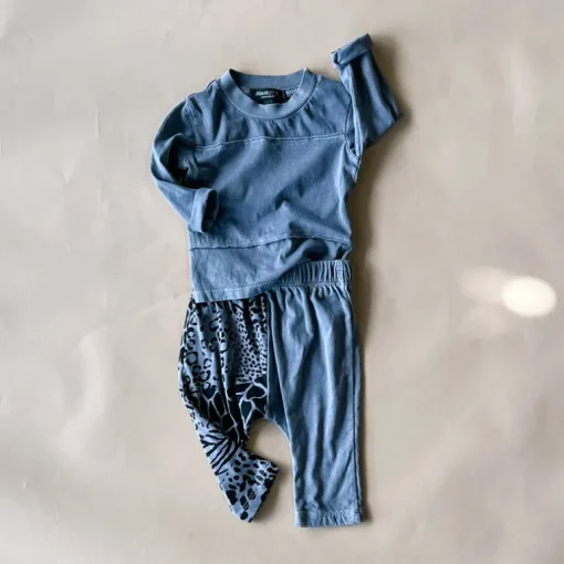 Wilen-Animal Baby Set | Steel Grey