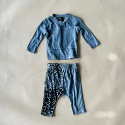 Wilen-Animal Baby Set | Steel Grey