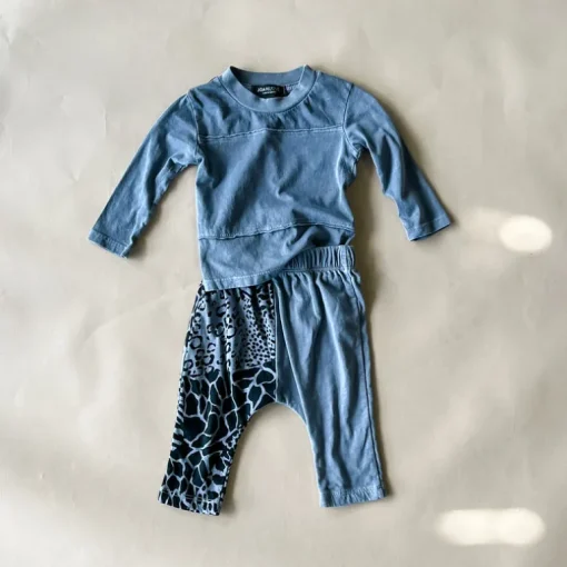 Wilen-Animal Baby Set | Steel Grey