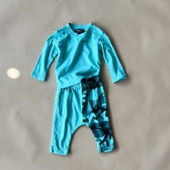 Wilen-Camo Baby Set | Aqua
