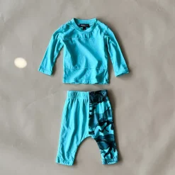Wilen-Camo Baby Set | Aqua