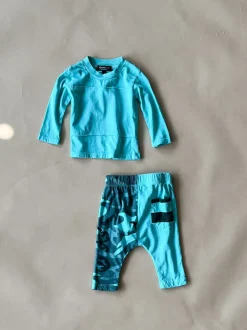 Wilen-Camo Baby Set | Aqua