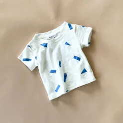 Ziggy-Party Tee | White w/ Pool