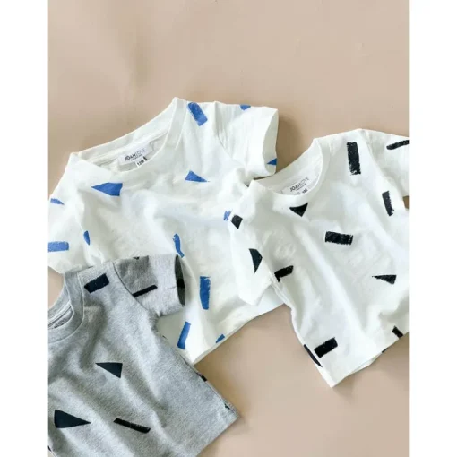 Ziggy-Party Tee | White w/ Pool