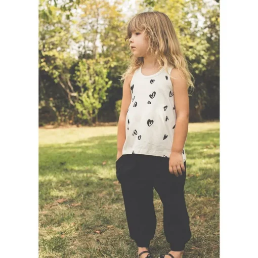 Zoya-Heart top | White